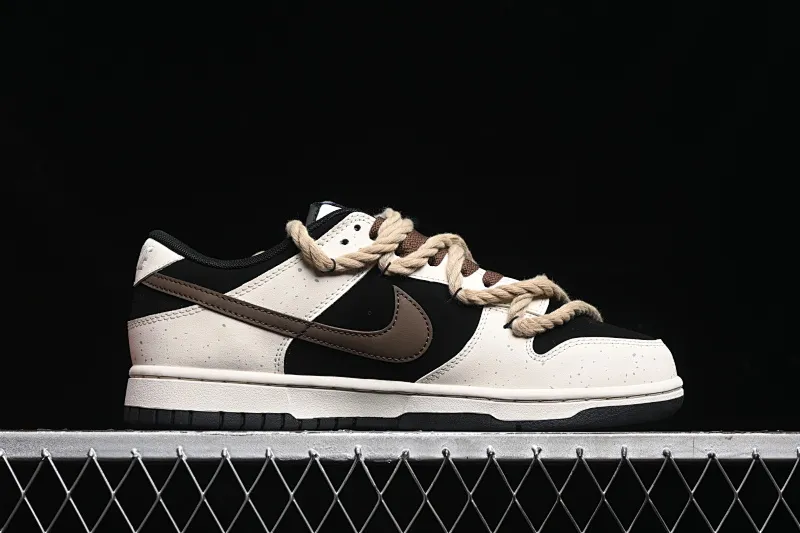 All categories Nk SB Dunk series Nk SB Dunk Low Low-top sneakers Nk Dunk Low TMS Little Red Panda Dopamine Mocha Chinese style splash-ink old deconstruction Low-top casual sneakers DD1391-100